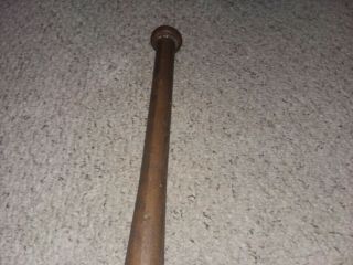Antique Flat End Wagon Tongue Style Baseball Bat 1880s Hand turned 8