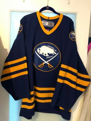 Buffalo Sabres Reebok/ccm Authentic On - Ice Game Jersey (size 48) - - No Player