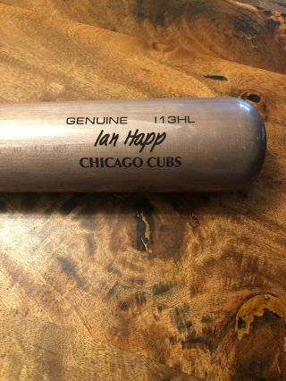 Ian Happ Mlb Game Bat Chicago Cubs Uncracked & Solid