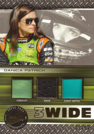 2015 Press Pass Cup Chase 3 Wide Gold Danica Patrick 22/50 3w - Dp