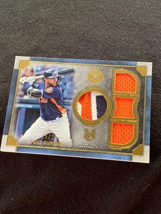Yuli Gurriel 2019 Topps Museum Sick Quad Game Patch Sp /25 Astros