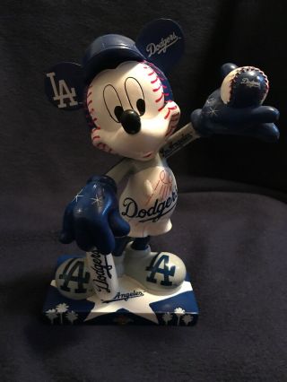 Los Angeles Dodgers Disney Mickey Mouse 2010 All Star Game Statue Rare Forever