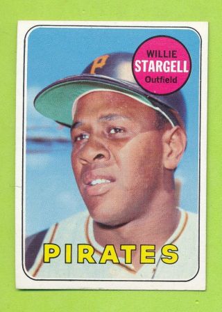 1969 Topps - Willie Stargell (545) Pittsburgh Pirates Sj1 Real Shape
