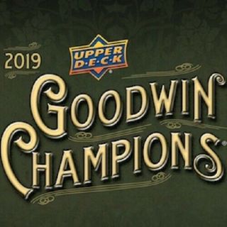 Goudey Sport Royalty Memorabilia 2019 Ud Goodwin Champions 8box Inner Case Break