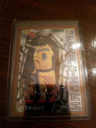 1996 Topps Finest " Apprentices " 74 Kobe Bryant (rookie Card)