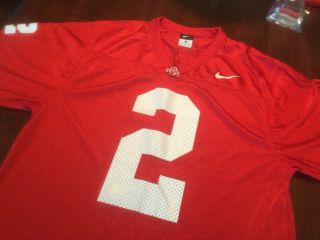 Ohio State Buckeyes 2 Nike Football Jersey Mens Medium Authentic College 2