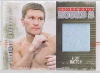 Ricky Hatton 2011 Ringside Boxing Round 2 Trunks Silver Version /78 Am - 34 Z584