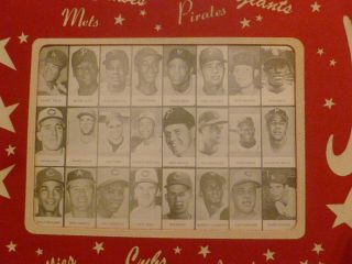 1965 MLB National League All Star Picture Pennant Not Many Of These Seen 2