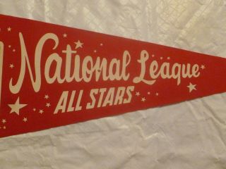 1965 MLB National League All Star Picture Pennant Not Many Of These Seen 3
