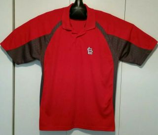 Majestic St Louis Cardinals XXL Polo Shirt 2