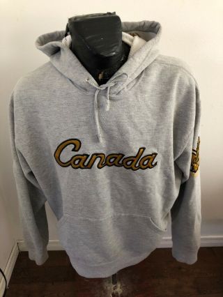 Mens Xlarge Roots Hockey Hoodie Canadian Olympic Hockey 2002 Gold Medal Champs