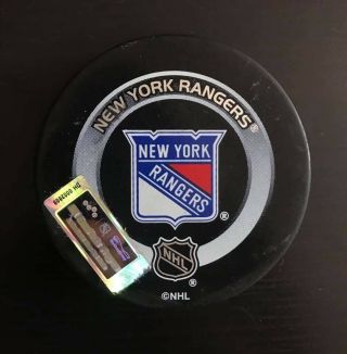 Mike Richter Night Ny Rangers Game Zholtok Goal Scored Puck Loa 2/4/04 Msg