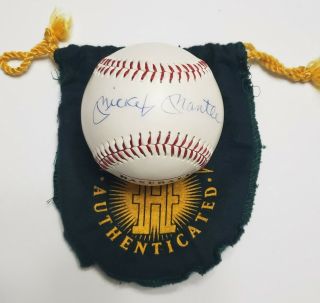 Mickey Mantle Autographed Baseball Upper Deck W/box Pristine