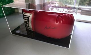 Muhammad Ali Signed Everlast Glove Autographed Certified Notary Public Faded