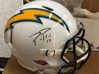 Philip Rivers Signed Los Angeles Chargers F/s Speed Authenic Helmet Fanatics