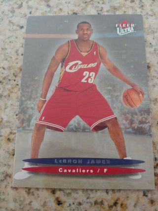 2003 2004 171 Fleer Ultra - Lebron James - (no Stats) Cleveland Cavs Rookie Rc