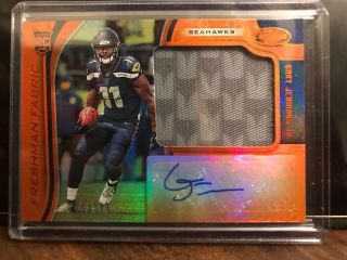 2019 Panini Certified Gary Jennings Jr Auto Patch Rookie Rc 44/299 Rpa Autograph