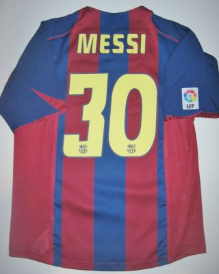 Fc Barcelona Lionel Messi Home Jersey Trikot Maglia Kit Argentina 2004 - 2005 Nike