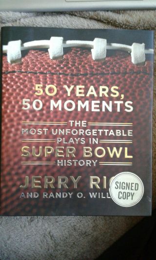 50 Years,  50 Moments By Jerry Rice - Signed By Jerry Rice - 1st Ed.  Collectors