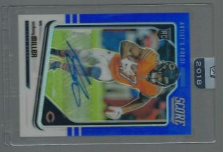 Anthony Miller 2018 Panini Honors Football 3/25 Auto Rc Rookie Refractor Score