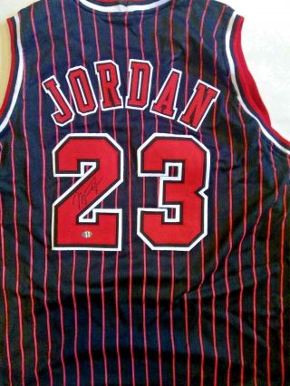 Michael Jordan Autographed Jersey With
