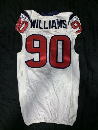 100 Authentic Game Worn And Autographed Mario Williams Rookie Jersey 2