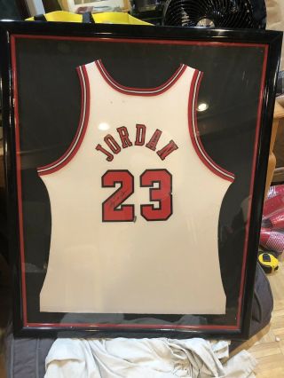Michael Jordan Signed Autographed Uda Upper Deck Jersey Only No Frame