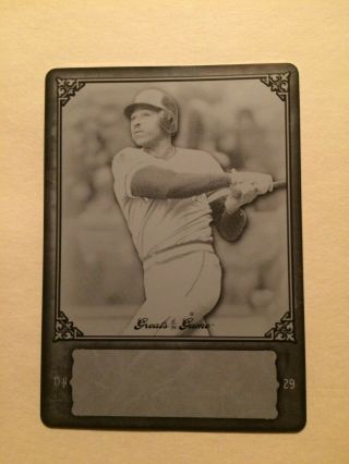 06 Fleer Greats Of The Game (black Printing Plate) One - Of - One Andre Thornton