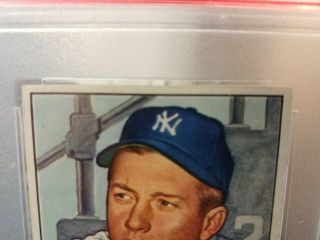 1952 Bowman Mickey Mantle 101 PSA 7 Baseball Card 3