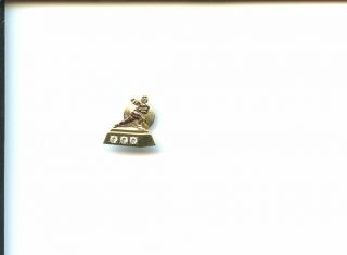 Heisman Club Tie Tack 1 Presented To Vic Janowicz Loa From Wife