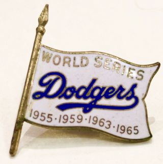 1965 Los Angeles Dodgers World Series Press Pin By Balfour Vs Minnesota Twins