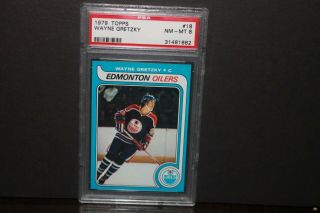 1979 Topps Wayne Gretzky Psa 8 Nm - Mt Rookie Card Rc Hof Legend