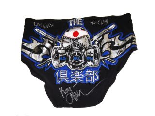 Wwe Karl Anderson Ring Worn Signed The Club Trunks & Pads With Picture Proof