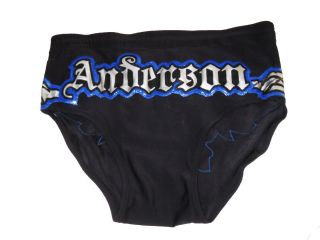 WWE KARL ANDERSON RING WORN SIGNED THE CLUB TRUNKS & PADS WITH PICTURE PROOF 2