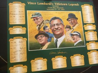 Vince Lombardi Titletown Reunion Poster