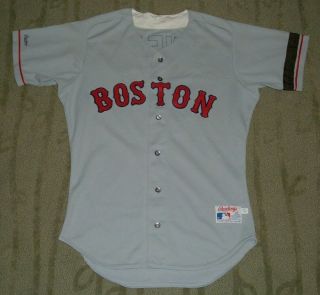 BOSTON RED SOX LUIS RIVERA GAME WORN JERSEY WITH CONIGLIARO ARMBAND EXPOS 3