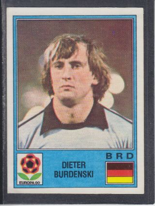 Panini - Europa 80 - 48 Dieter Burdenski - Deutschland - Brd