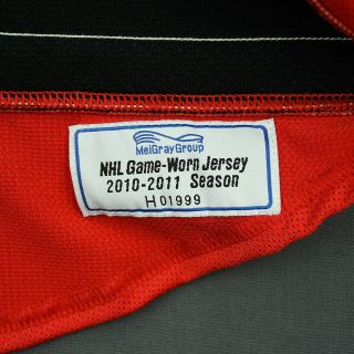 2010 - 11 Adam Mair Jersey Devils Game Issued Reebok Hockey Jersey MeiGray 3
