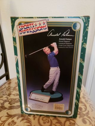 Arnold Palmer Signed Sports Impressions Figurine 263/975 Rare Golf 1992 3