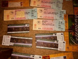 77 Olympic Ticket Stubs and Such Calgary Atlanta Lake Placid Los Angeles 3