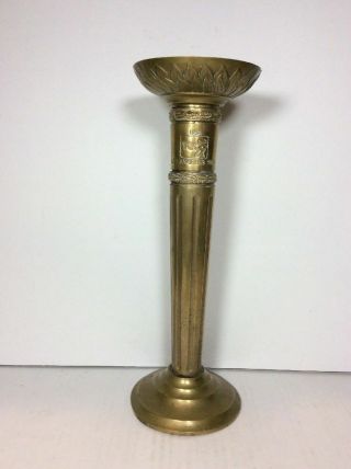 RARE TAC 1984 USA OLYMPIC GAMES LOS ANGELES SOLID BRASS TORCH GREEK ROMAN CANDLE 3