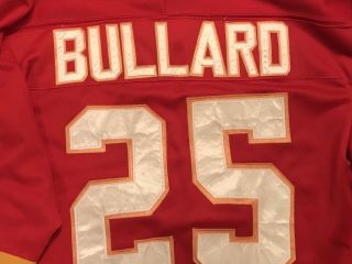 Mike Bullard Game Worn Calgary Flames Hockey Jersey 25 2