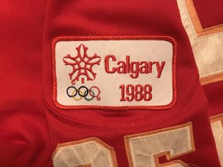 Mike Bullard Game Worn Calgary Flames Hockey Jersey 25 7