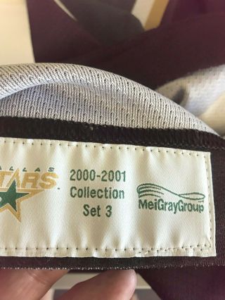 Derian Hatcher Game Used/Worn Dallas Stars Jersey MEIGray Photomatched Cup 10