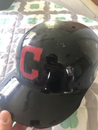 Jason Kipnis Game Batting Helmet,  Cleveland Indians,  MLB Auth 4