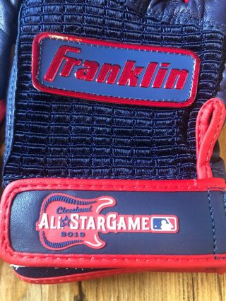 Francisco Lindor All Star Game MLB 2019 Batting Gloves Issued Cleveland Indians 2