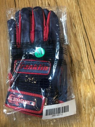 Francisco Lindor All Star Game MLB 2019 Batting Gloves Issued Cleveland Indians 8