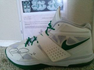Paul Pierce 100 Authentic Game Autographed Shoes LOA Nike Size 15 NBA 2011 4
