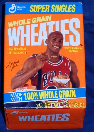 Rare Michael Jordan 1oz Singles Wheaties Box Never Opened