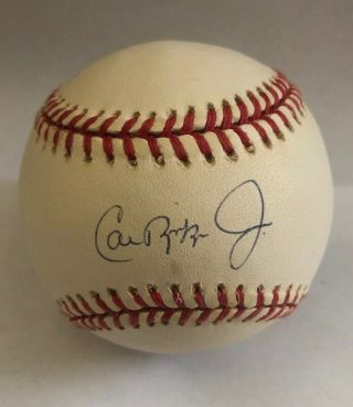 Cal Ripken Jr Autographed BaseBall With Certificate Of Authenticity 4